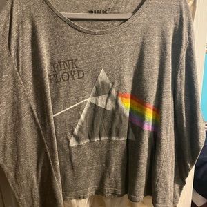 Pink Floyd oversized crop